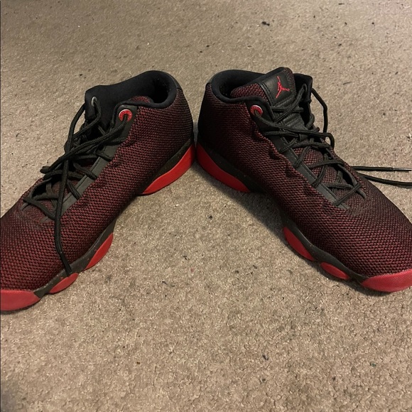 Red and black Jordans - Picture 3 of 3